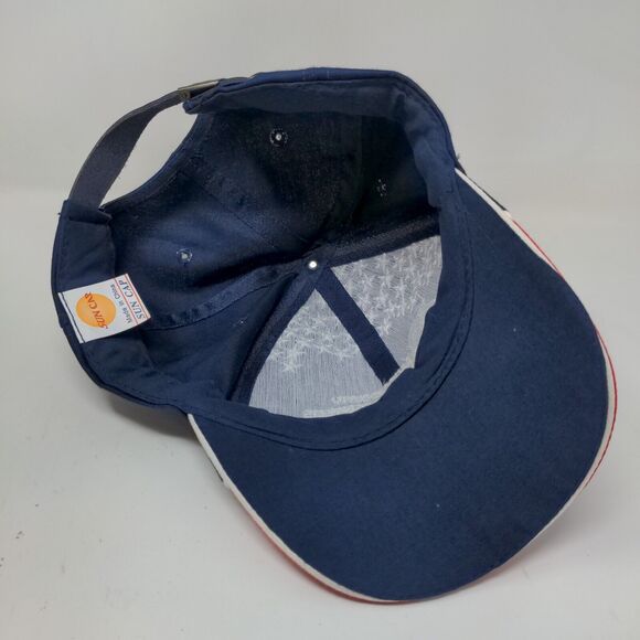 Sun Cap Men's Broadway Truck Centers Slideback Hat Blue Embroidered Logo - Picture 9 of 11